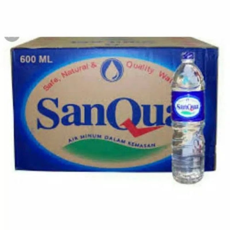 Sanqua air mineral 600ml 1dus