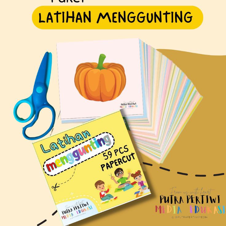 

LATIHAN MENGGUNTING KERTAS ANAK (PAPER CUT)