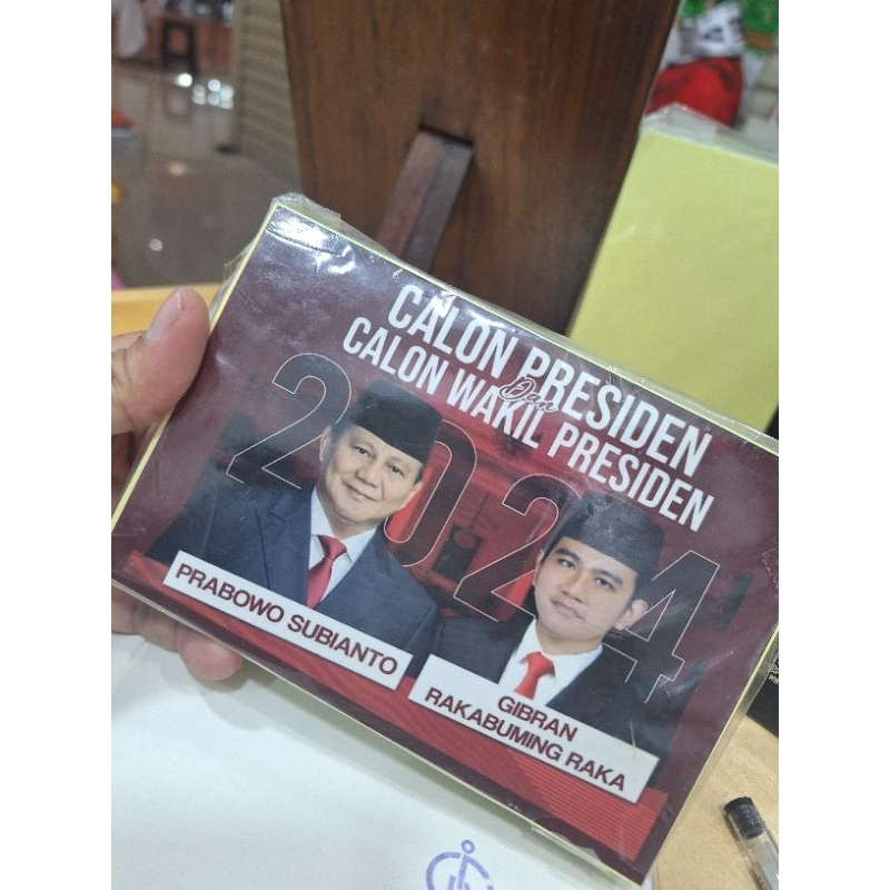 

stiker capres prabowo /ghibran