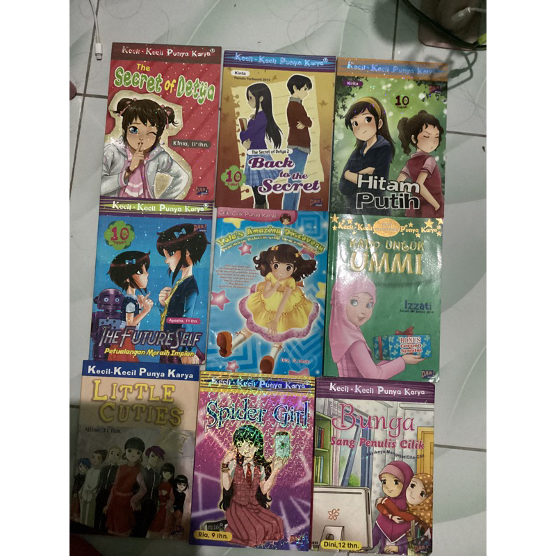 Buku KKPK / Novel anak / Preloved Kkpk / Buku bacaan anak / Kecil kecil punya karya