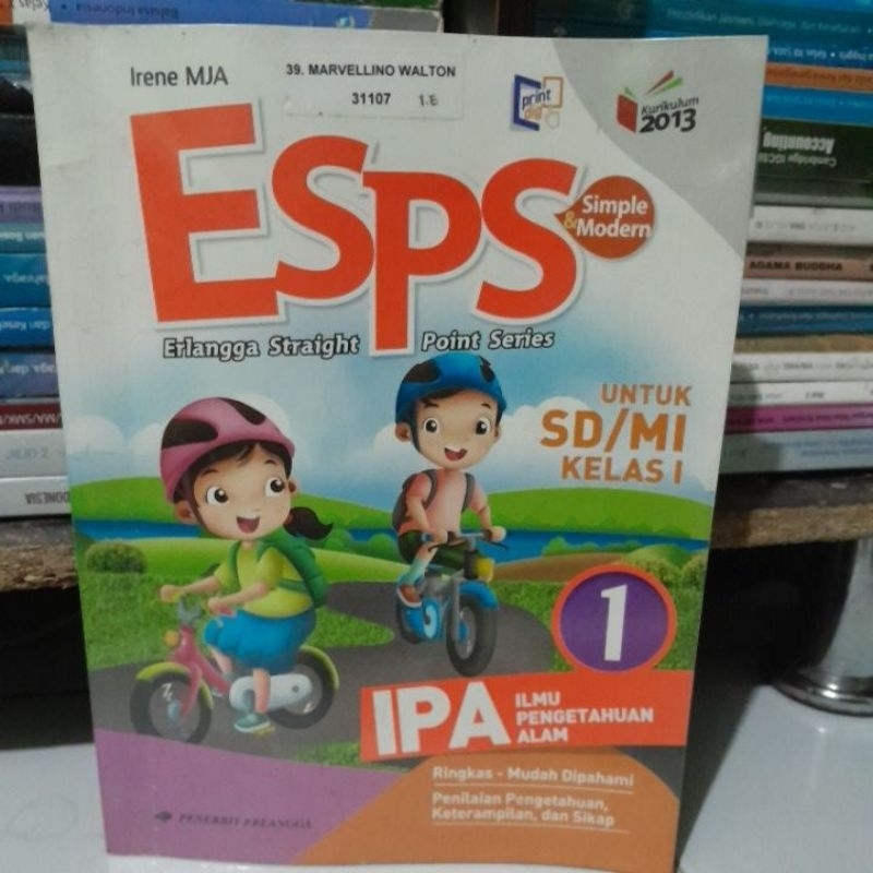 Buku Esps Ipa / Ilmu pengetahuan alam kelas 1 sd revisi