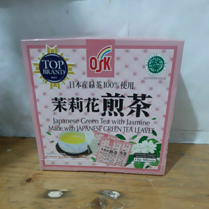 OSK JAPANESE GREEN TEA JASMINE TEH OSK Japanese Green Tea 50 bags Original Japan