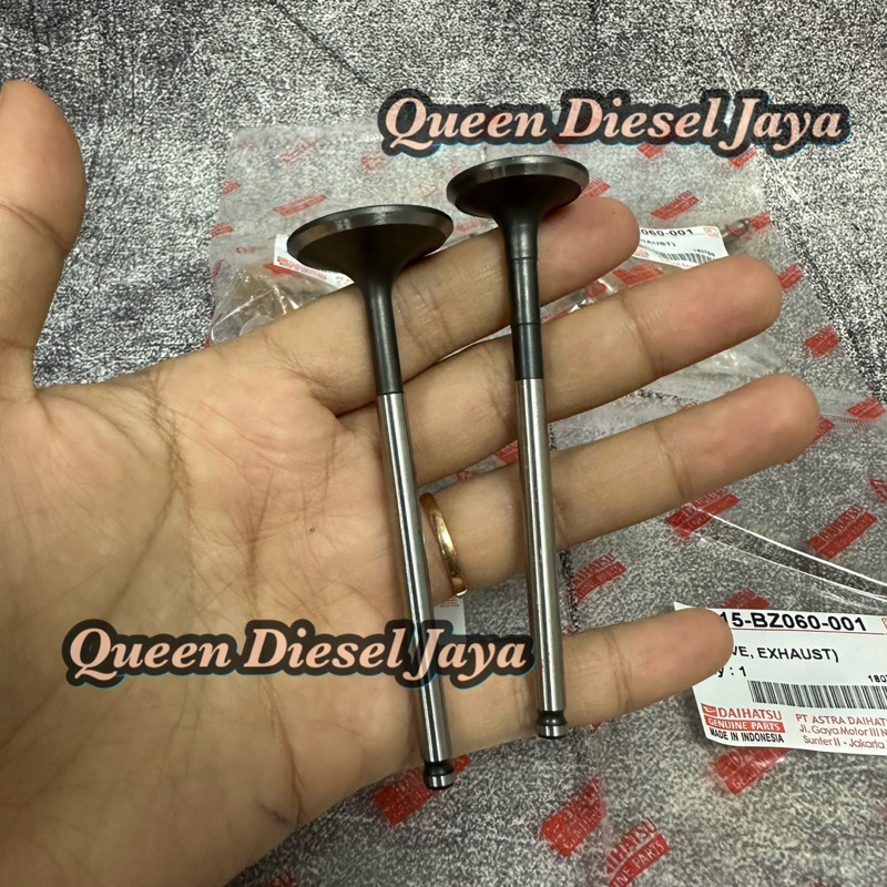 Engine Valve Klep Ex In 1 Set Payung Klep Api & Minyak Grandmax 1.3cc 1.5cc 13715-BZ060-001 & 13711-