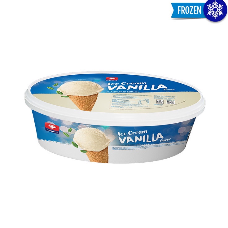 

HKTR9876 TEBUS MURAH Diamond Ice Cream Vanilla 700ml