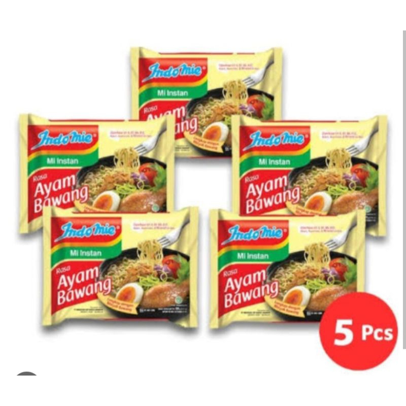 

Indomie ayam bawang isi 10pc