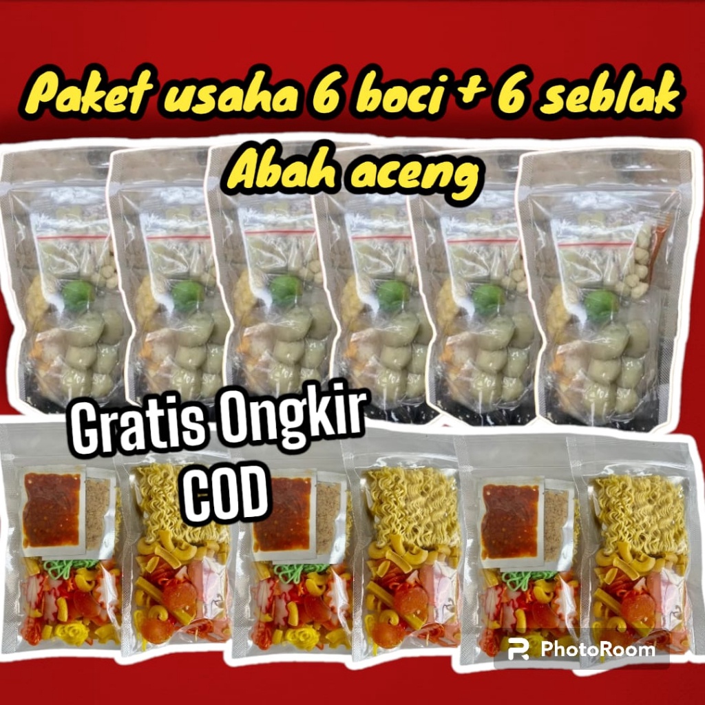 

STAR BRANDS Mix 6 Pcs Baso Aci 6 pcs Seblak Instan Abah Aceng serbuuu !