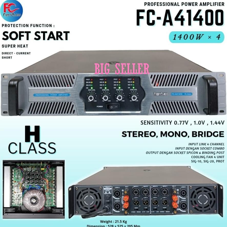 Power Ampli Firstclass FCA 41400 FC A41400 FC A 41400