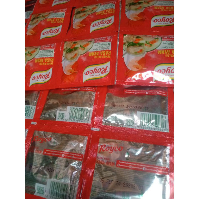 

penyedap rasa / royco ayam / roico renteng / 8g