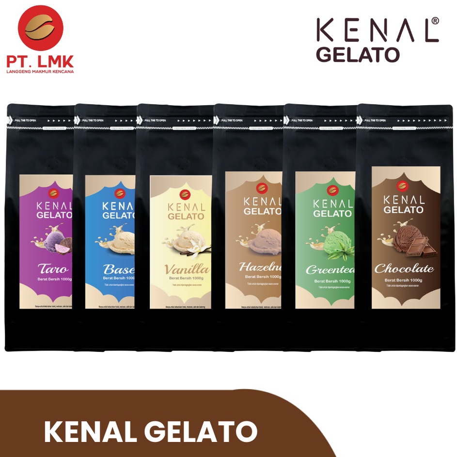 

NJGF1897 Dijamin Ori Gelato Kenal Italian Ice Cream Powder Premix Bubuk 1 Kg