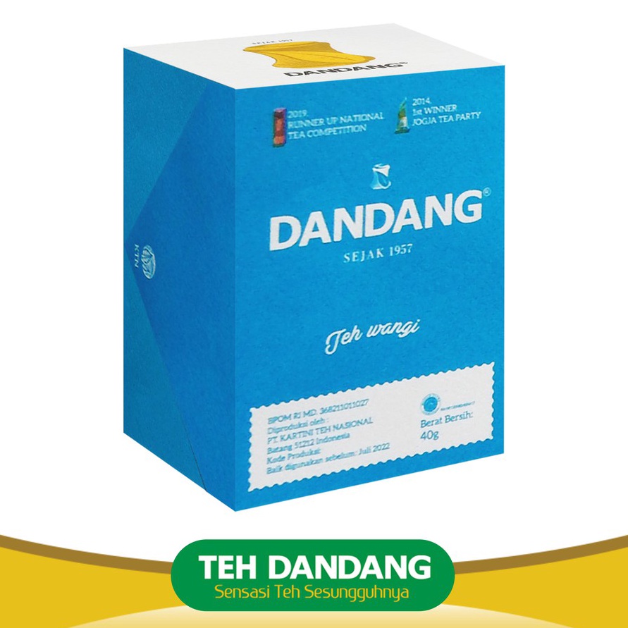 

QYHK5266 DISKON!!!!!!! Teh Dandang Biru 40gr - Teh Tubruk - 1 slop isi 10 box 40gr