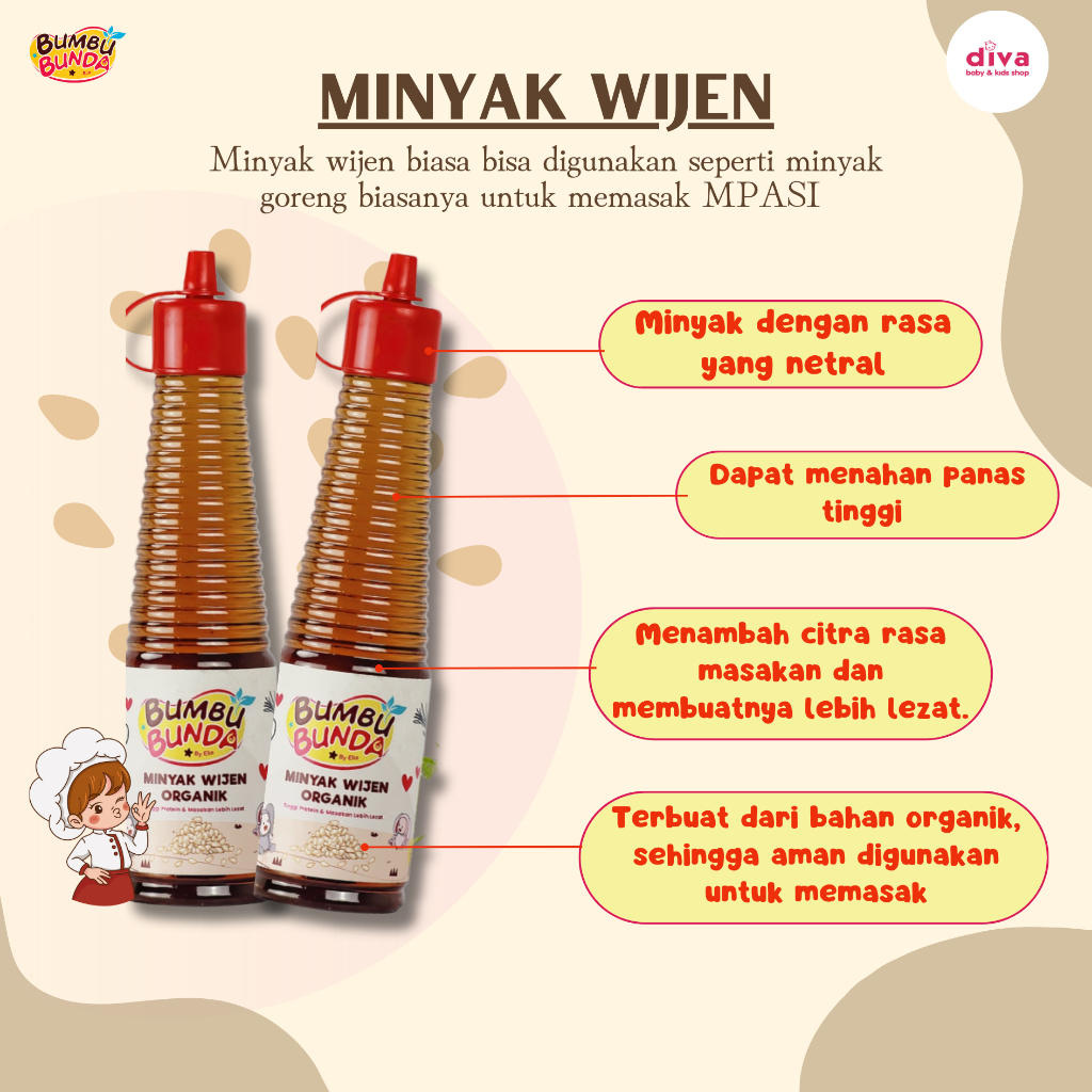 

Bumbu Bunda Minyak Wijen Organik