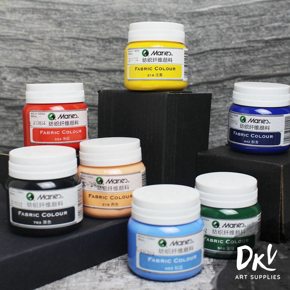 

53 Maries Fabric Color Cat Kain / Tekstil Baju Sepatu Canvas 50 ml A-1050 57