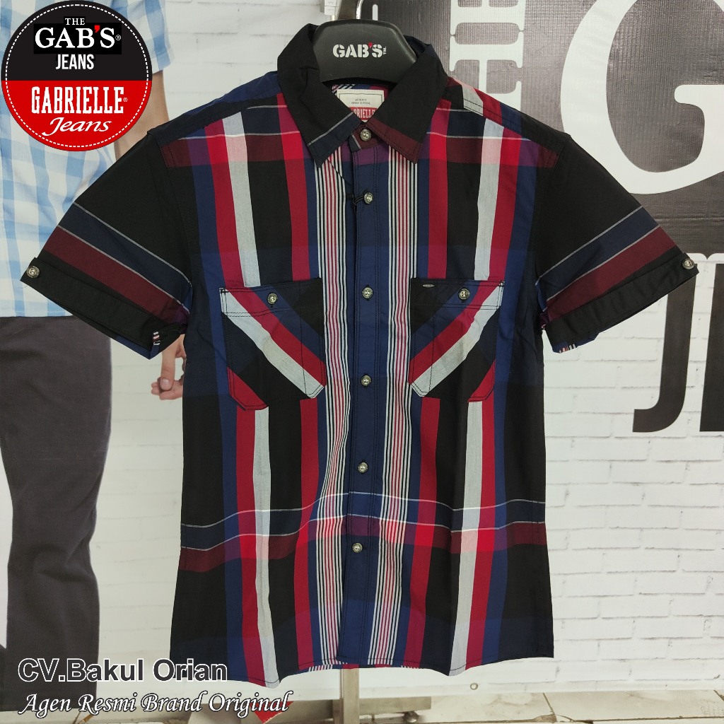 Kemeja Pria Gab's Original Size S Slimfit-GAB13174 SLM