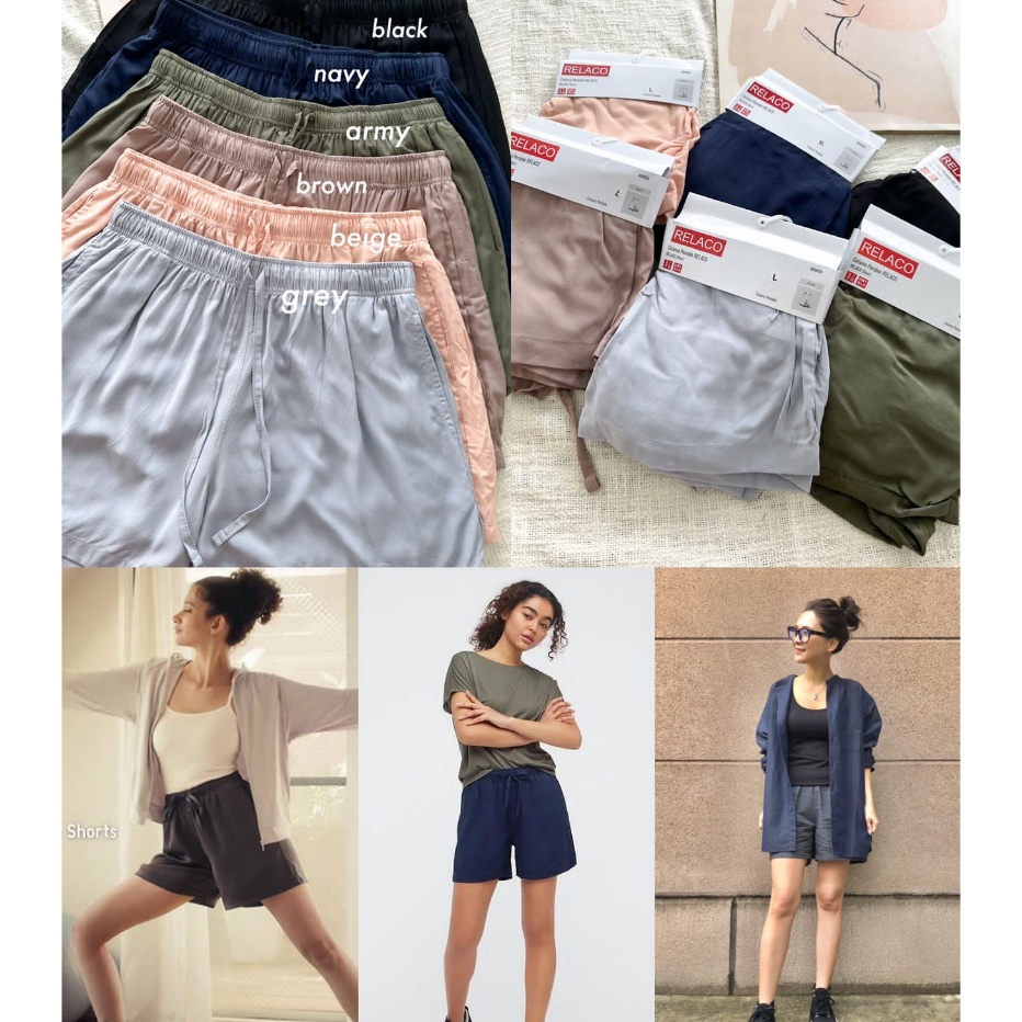 Baru Uniqlo Relaco Shorts.