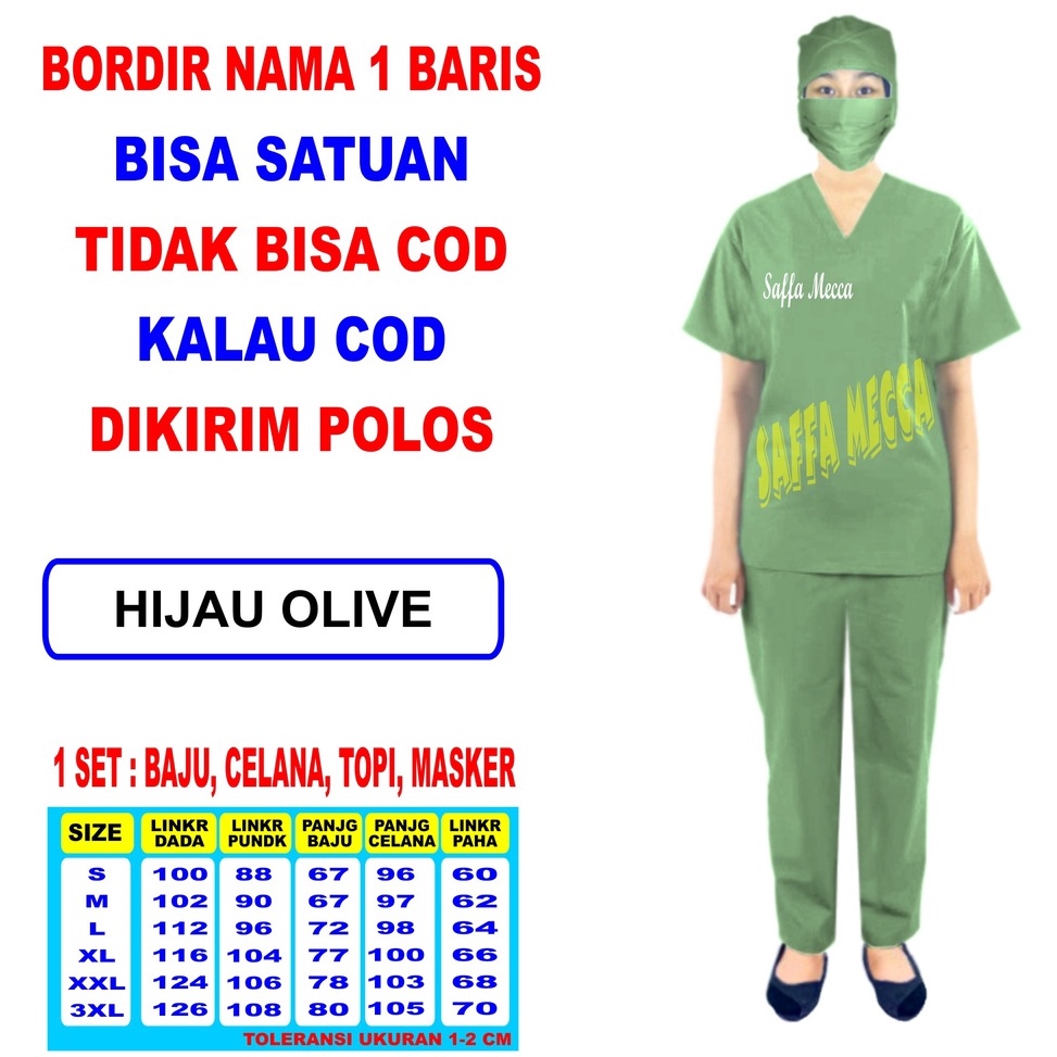 TLNT2628 11.11 BAJU OKA BORDIR NAMA / BORDIR NAMA BAJU OKA / SERAGAM OKA BORDIR NAMA / BAJU JAGA / B