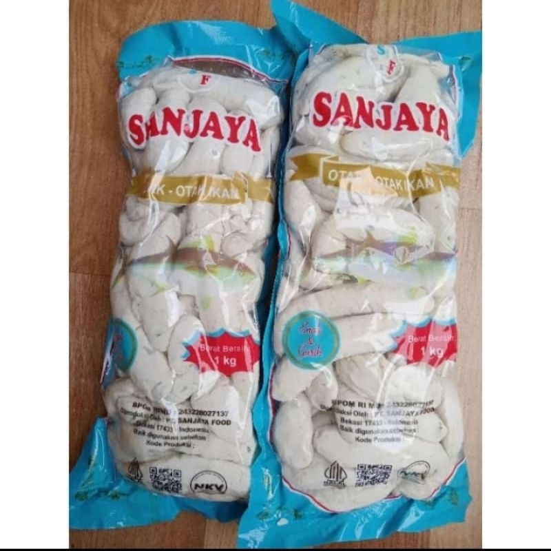 

otak otak Sanjaya 1kg panjang Kemasan VAKUM