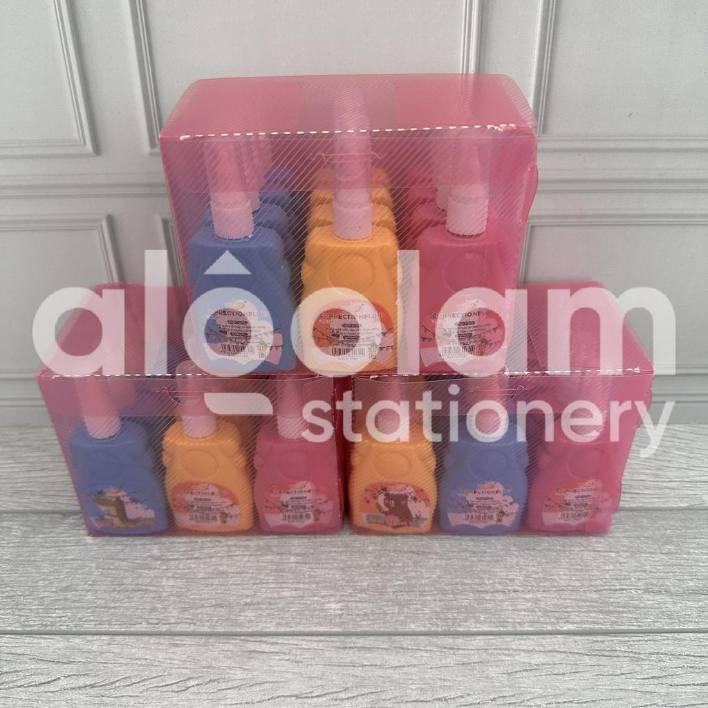

✨12.12✨ COD SATU PACK ( 12PCS ) Tipe-X Tip-Ex Stipo Cair Karakter Lucu BTS BT21 