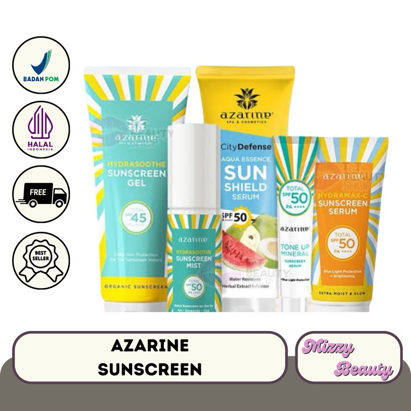 [READY STOCK] AZARINE HYDRASOOTHE SUNSCREEN SPF 45 / AZARINE HYDRAMAX C SPF 50 / AZARINE SUNSCREEN C