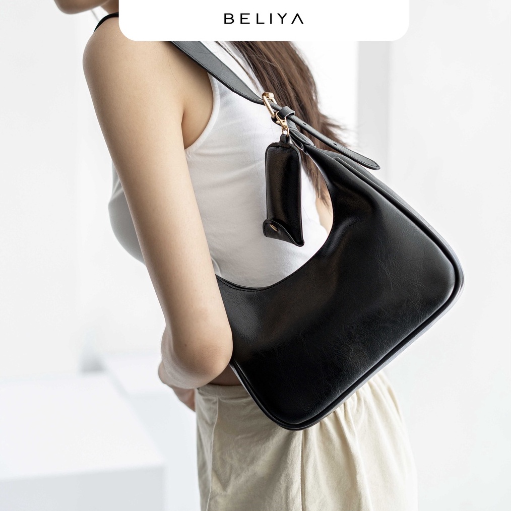 Import Terlaris Beliya Reni Shoulderbag Black 