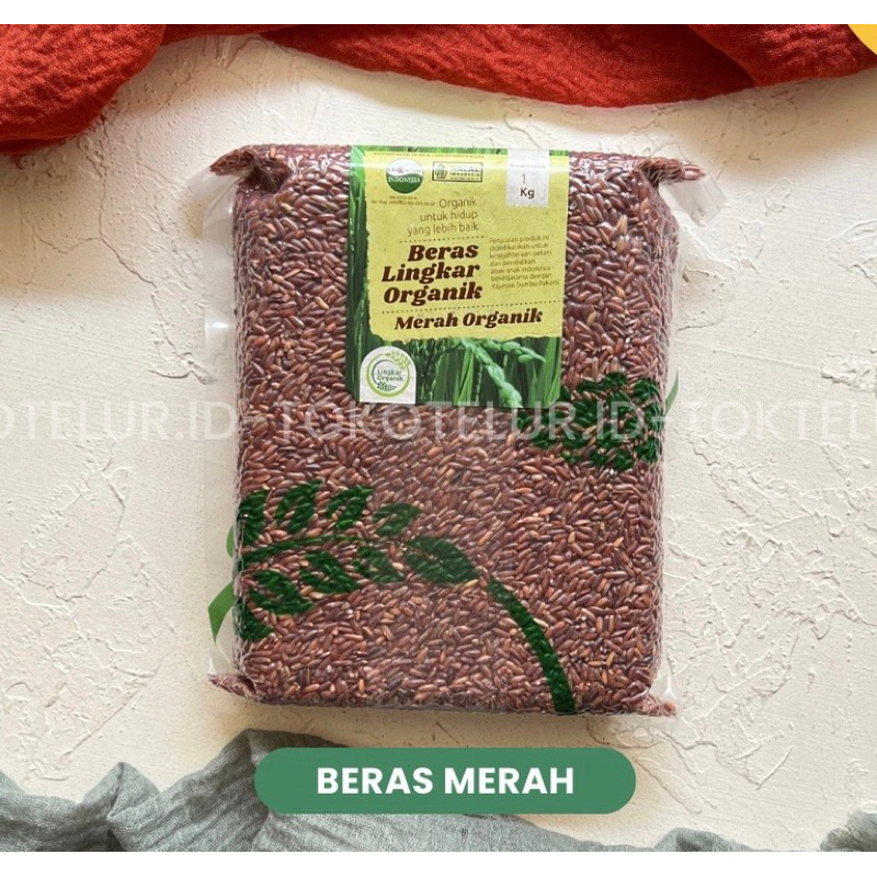 

Beras Lingkar Organik/Lingkar Organik Beras Merah/Lingkar Organik Beras Mix 1kg