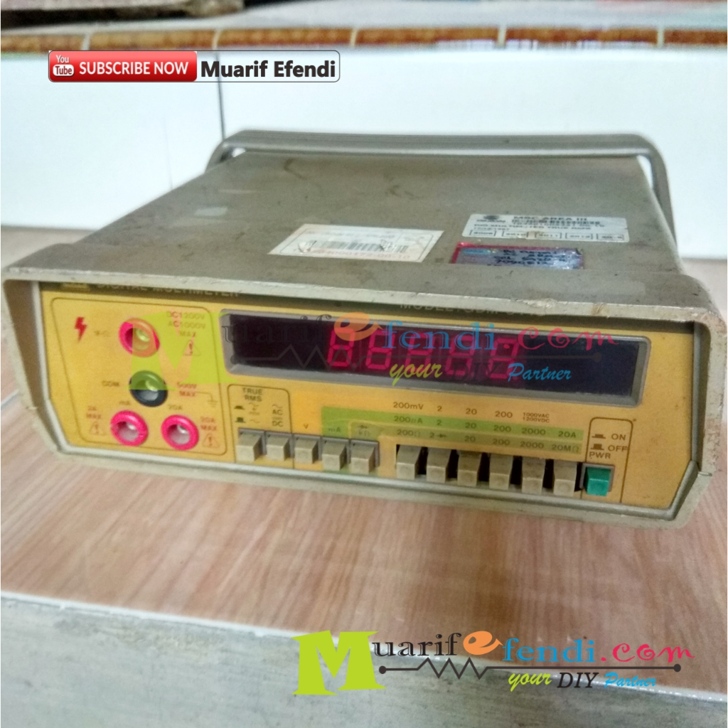 GW INSTEK GDM-8145 DIGITAL MULTIMETER   BEKAS NORMAL PEMAKAIAN PRIBADI