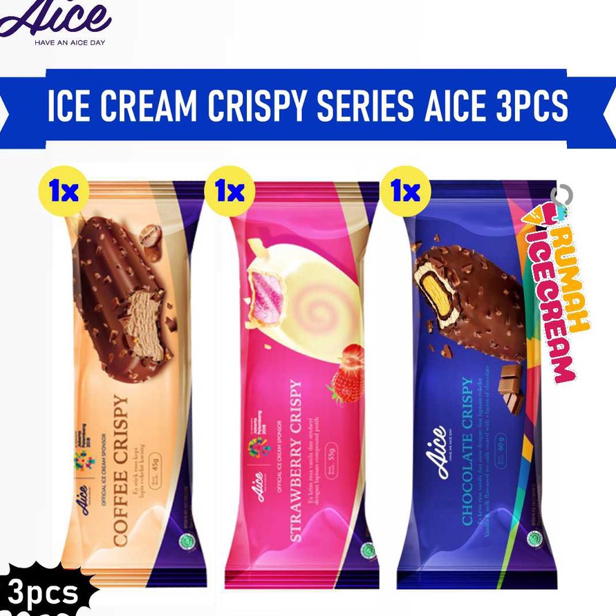 

MRXC7788 TEBUS MURAH Ice Cream Crispy Series Aice 3pcs