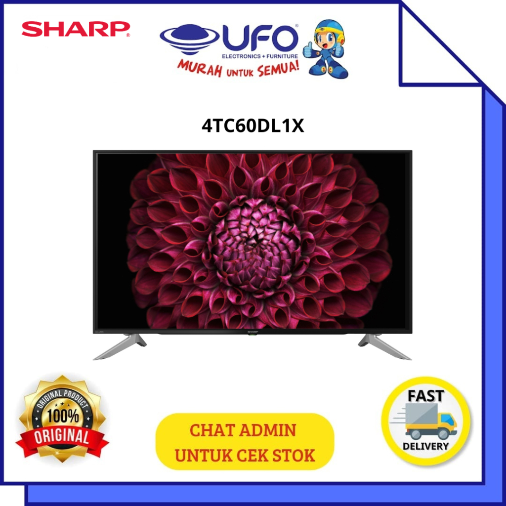 Sharp 4TC60DL1X Led Smart Android UHD 4K TV 60 Inch