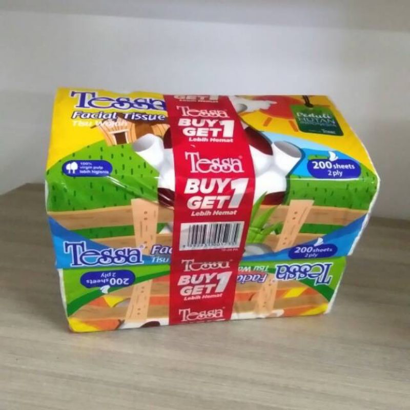 tisu tessa banded tissue tessa 200 sheet 2ply