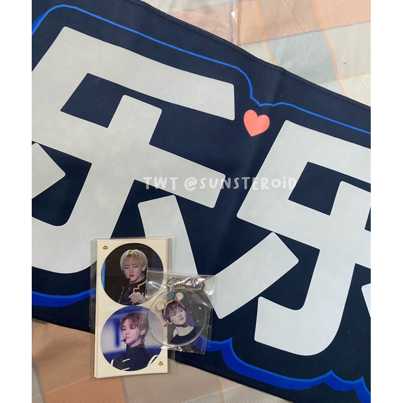 slogan cheering kit chenle nct dream by @petit_pudding_