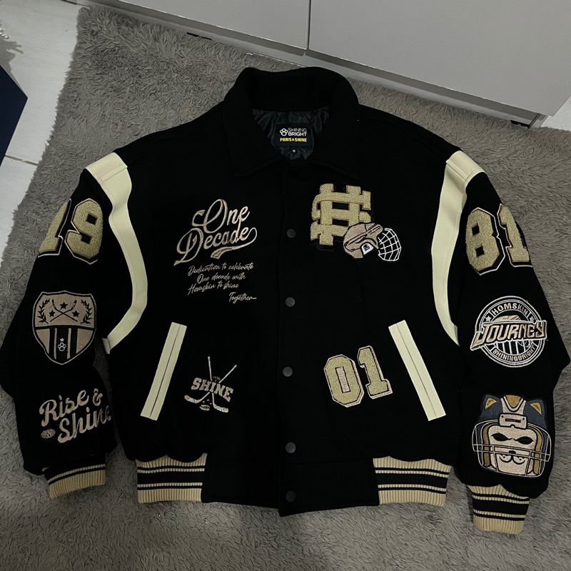 preloved varsity homskin x shining bright