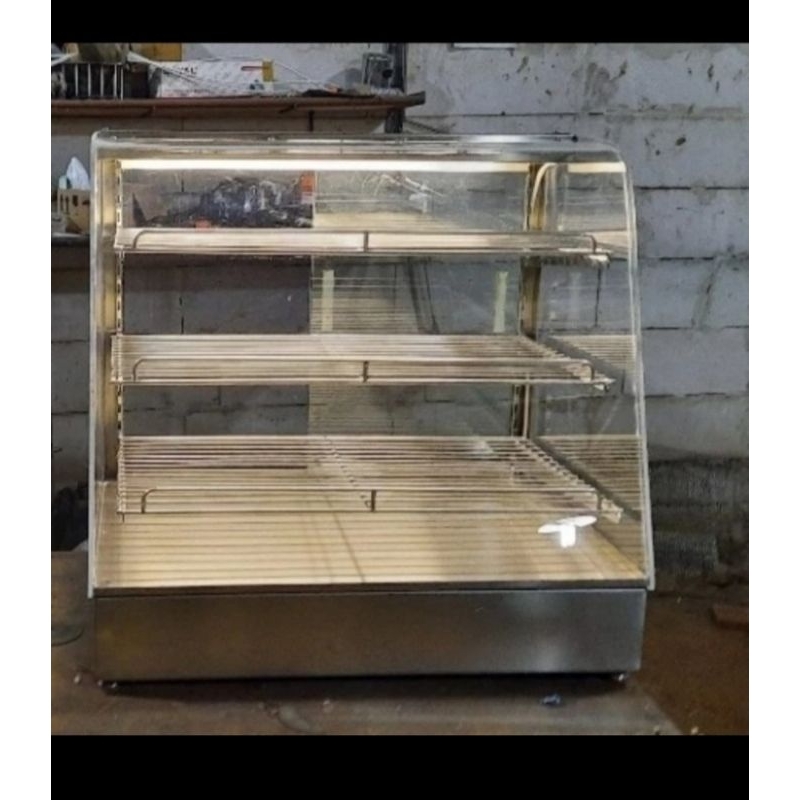 Food warmer display / Etalase food warmer Stainless / Food warmer elektrik / Tempat penghangat makan