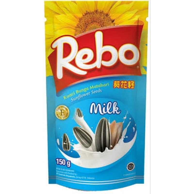 

Kuaci Rebo Milk 150gr