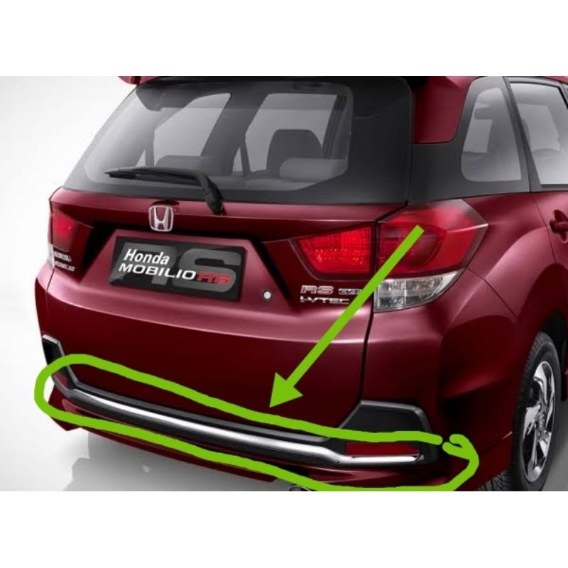 List chrome bemper belakang Honda Mobilio RS 2014-2021