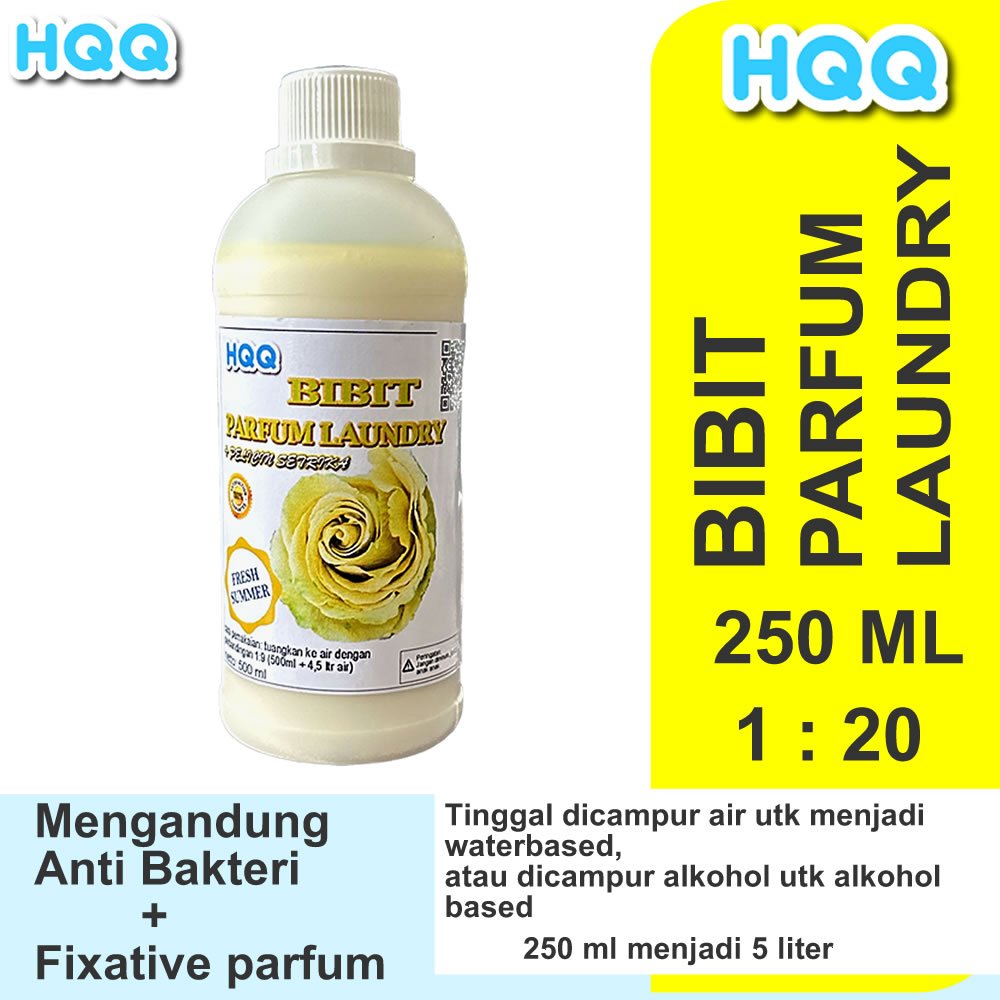 BIBIT PARFUM LAUNDRY HQQ u/ 5 LITER . PEWANGI PAKAIAN Wangi Grade A+,Anti Bakteri . PARFUM MAWAR, PA