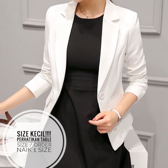 HOT SALE [ELIYA]Blazer wanita import jas kerja jas kantor baju formal.
