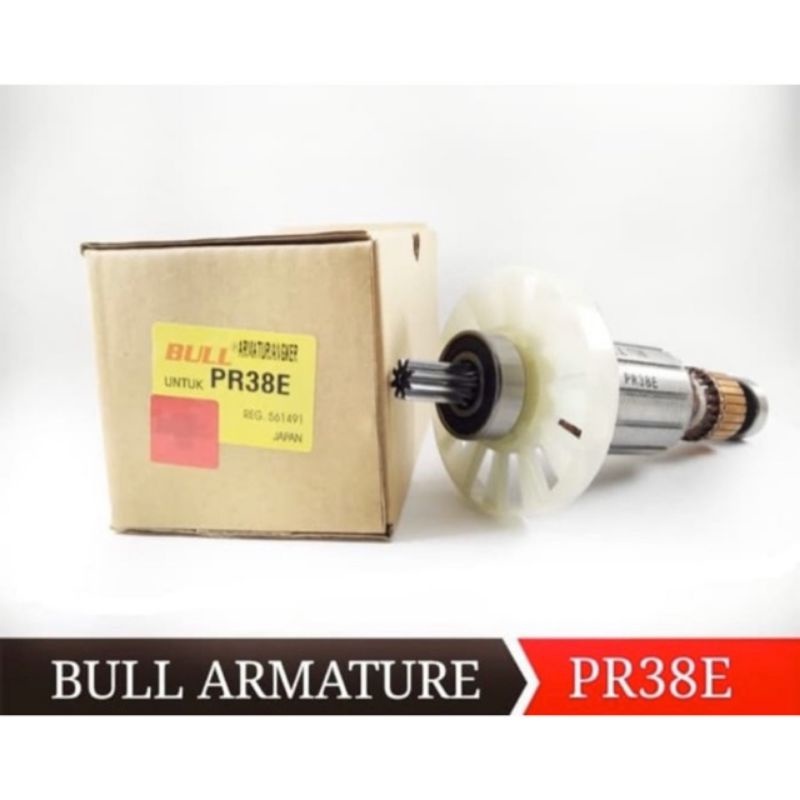 Bull Armature angker Pr38e Bull Armature angker Pr38e PR 38 E for mesin bor hammer drill hitachi PR 