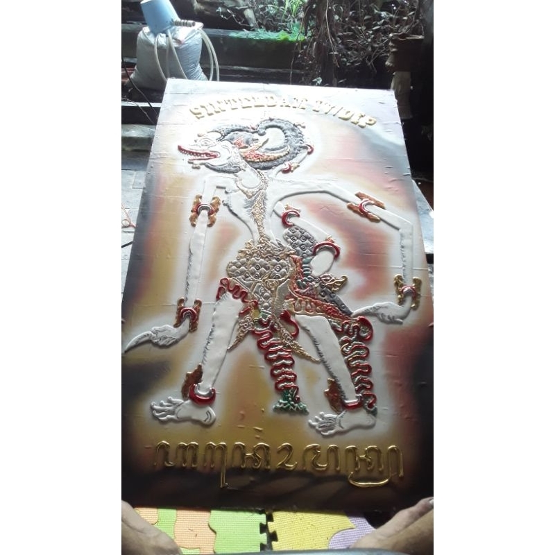Lukisan timbul Wayang anoman