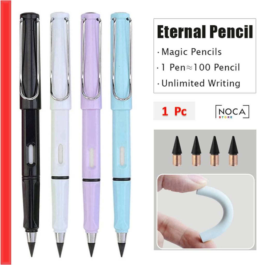 

Pensil Tanpa Batas Alat Tulis Sekolah Magic Pencil Unlimited Writing Eternal Tanpa Raut HB 0.5mm