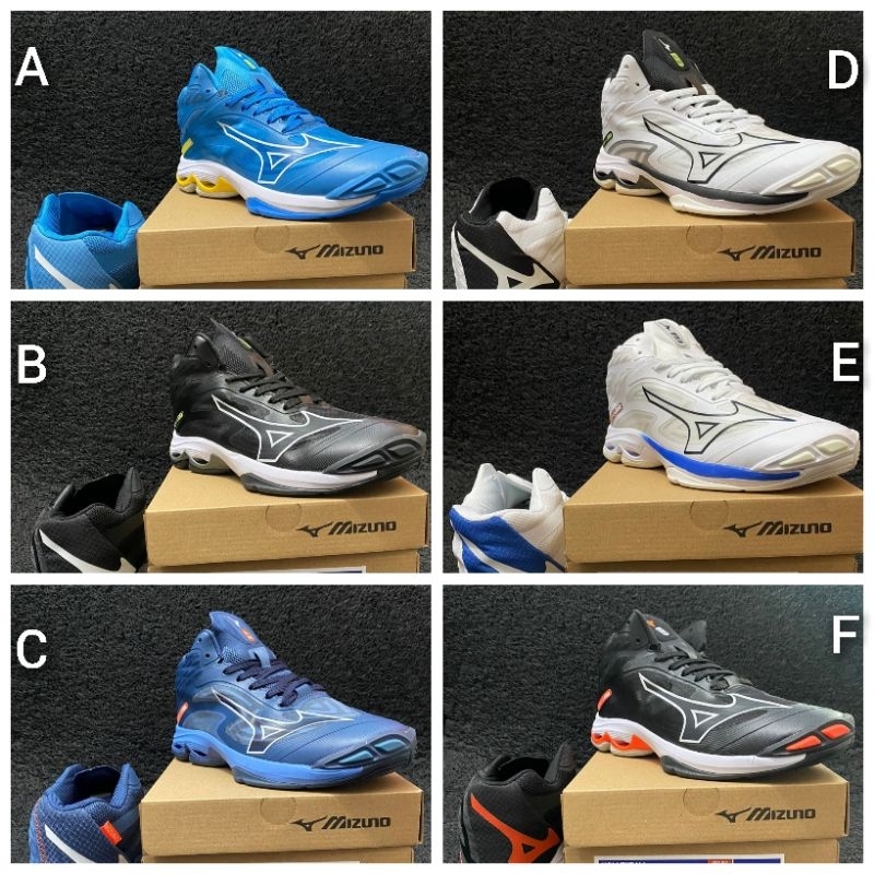 Sepatu Volly Mizuno Wave Lightning Z6 Mid Wlz 6 Mid Premium Sepatu Voli Lari