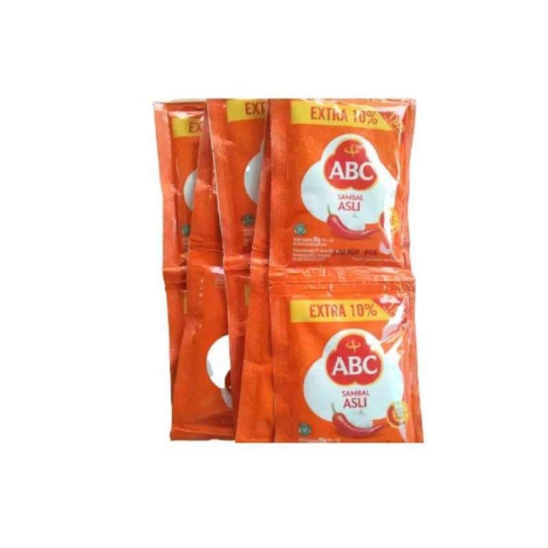 

saos abc asli sachet perenceng isi 10