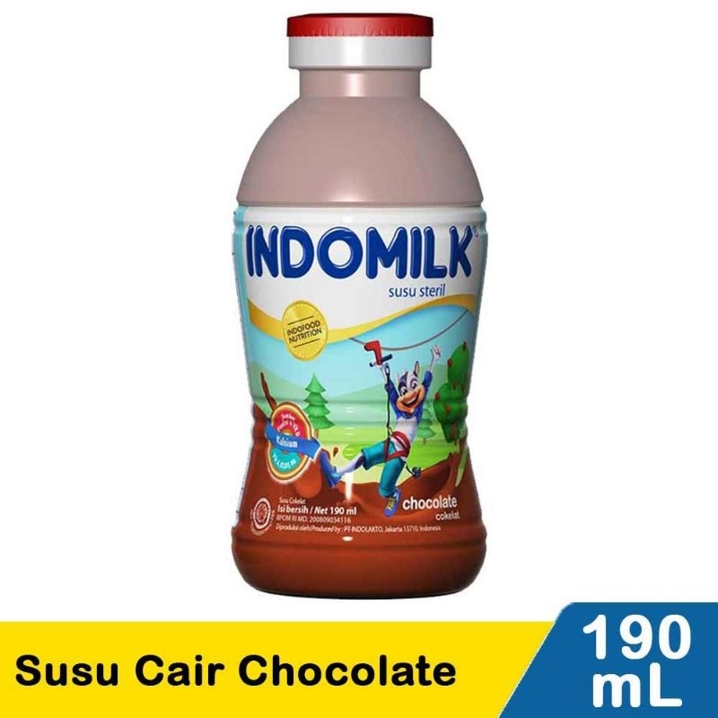 

Indomilk Susu Cair Botol Chocolate 190Ml