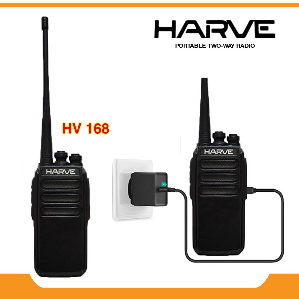 ✨Terbaru✨ Handy Talkie Harve HV-168 / HT HARVE-168 HT Harve 168 Usb Charge Single Band gas 