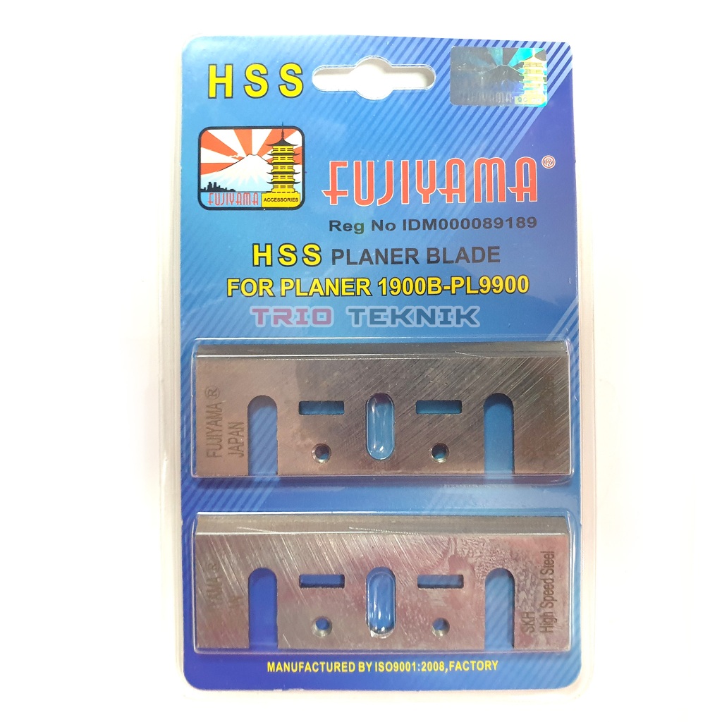 Mata Pisau Serut Kayu HSS Fujiyama 82mm Berhologram