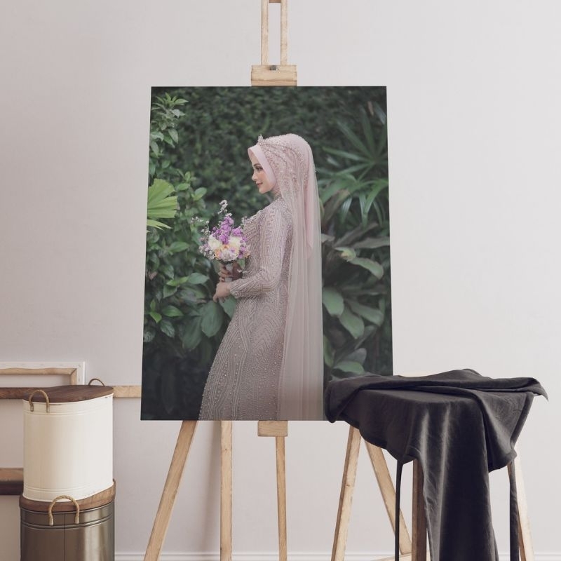 Bingkai Prewedding gratis cetak foto
