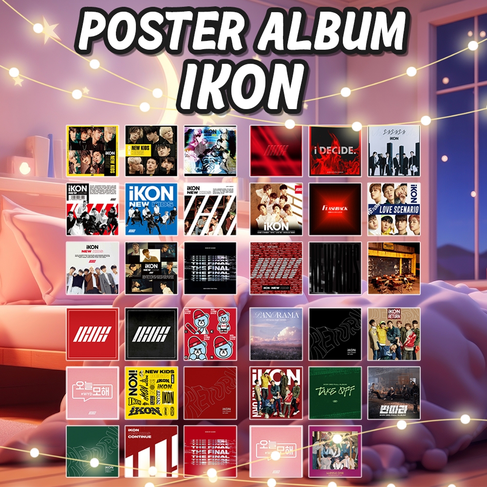 Poster Album IKON Cover | Album Kpop Murah Kecil Sedang Besar Murah