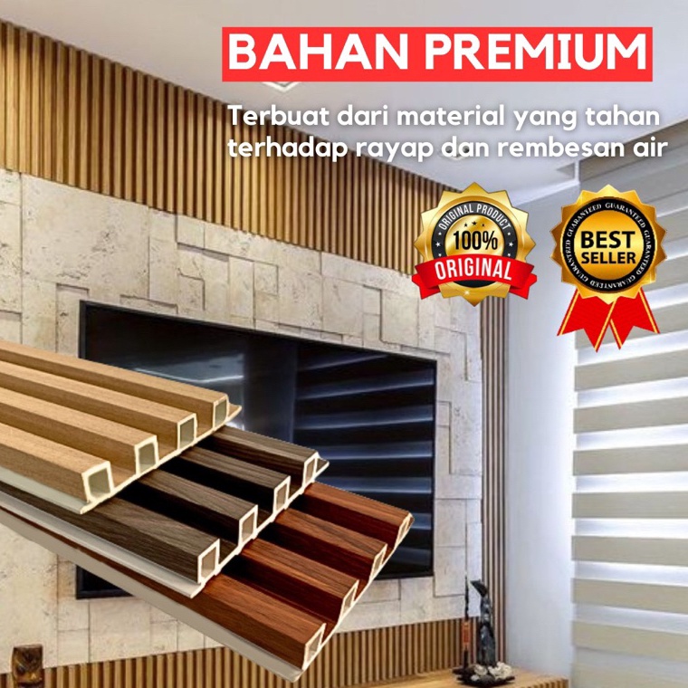 Tidak Diragukan.. WPC PANEL (PREMIUM) Panjang 3 Meter/Wpc Panel Terlengkap