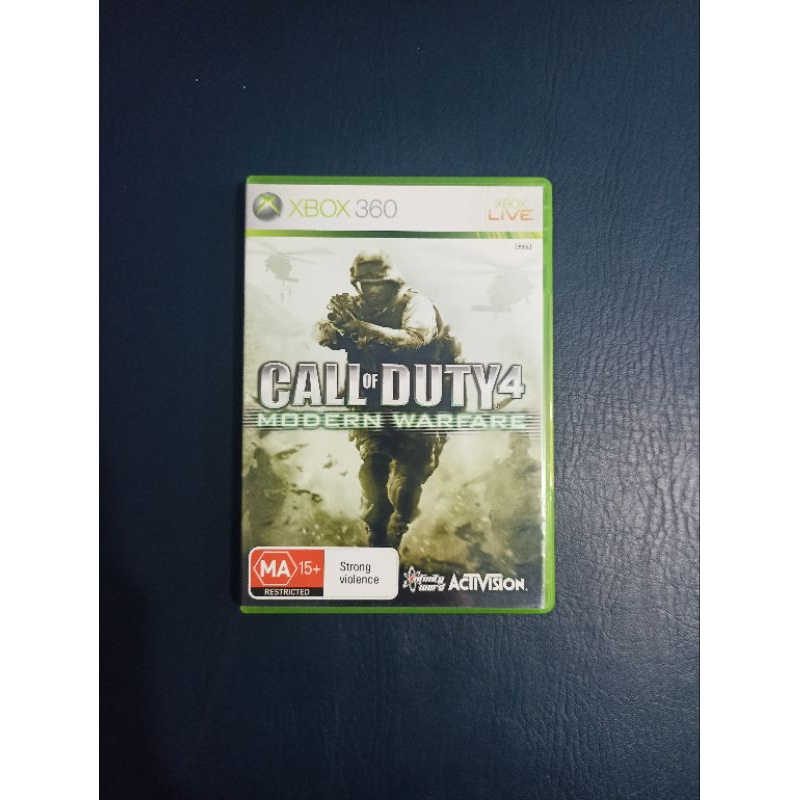 BD Kaset Game XBOX 360 Call of Duty 4 Modern Warfare Ori Original