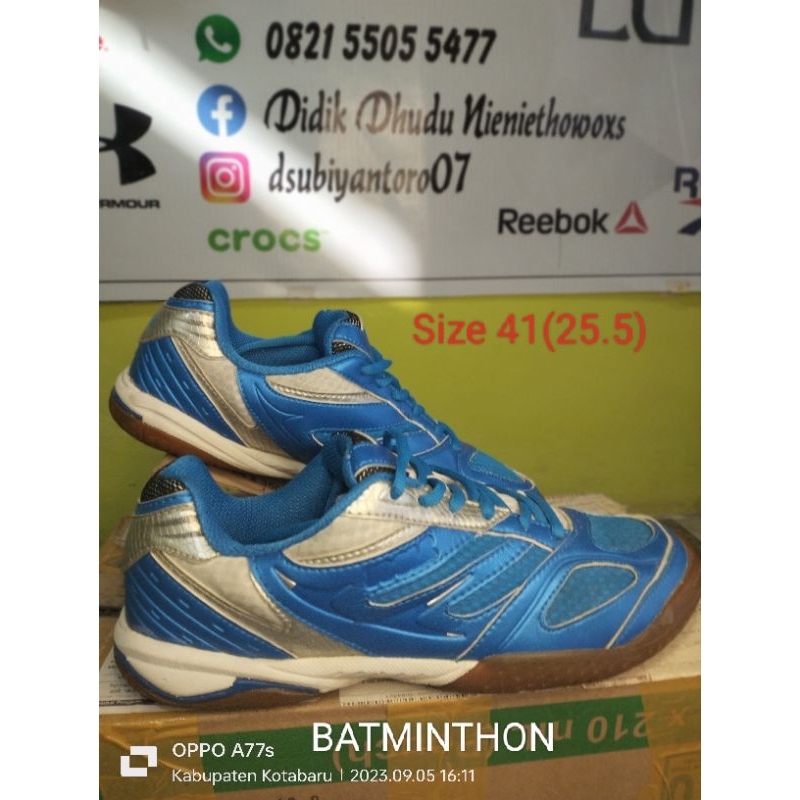 sepatu/batminton/seken