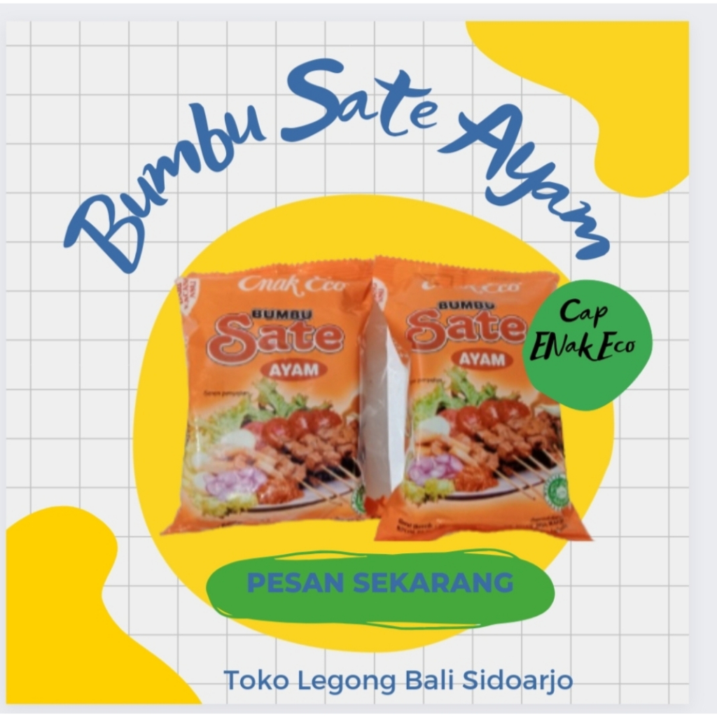 

ENAK ECO BUMBU SATE 185 GR