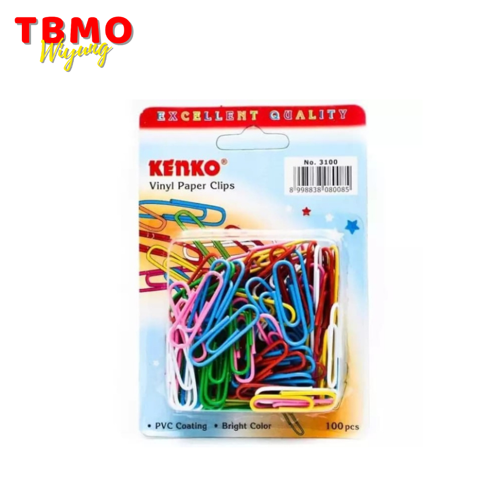 

TBMO Paper Clip Kenko Warna 3100 / Klip Kertas
